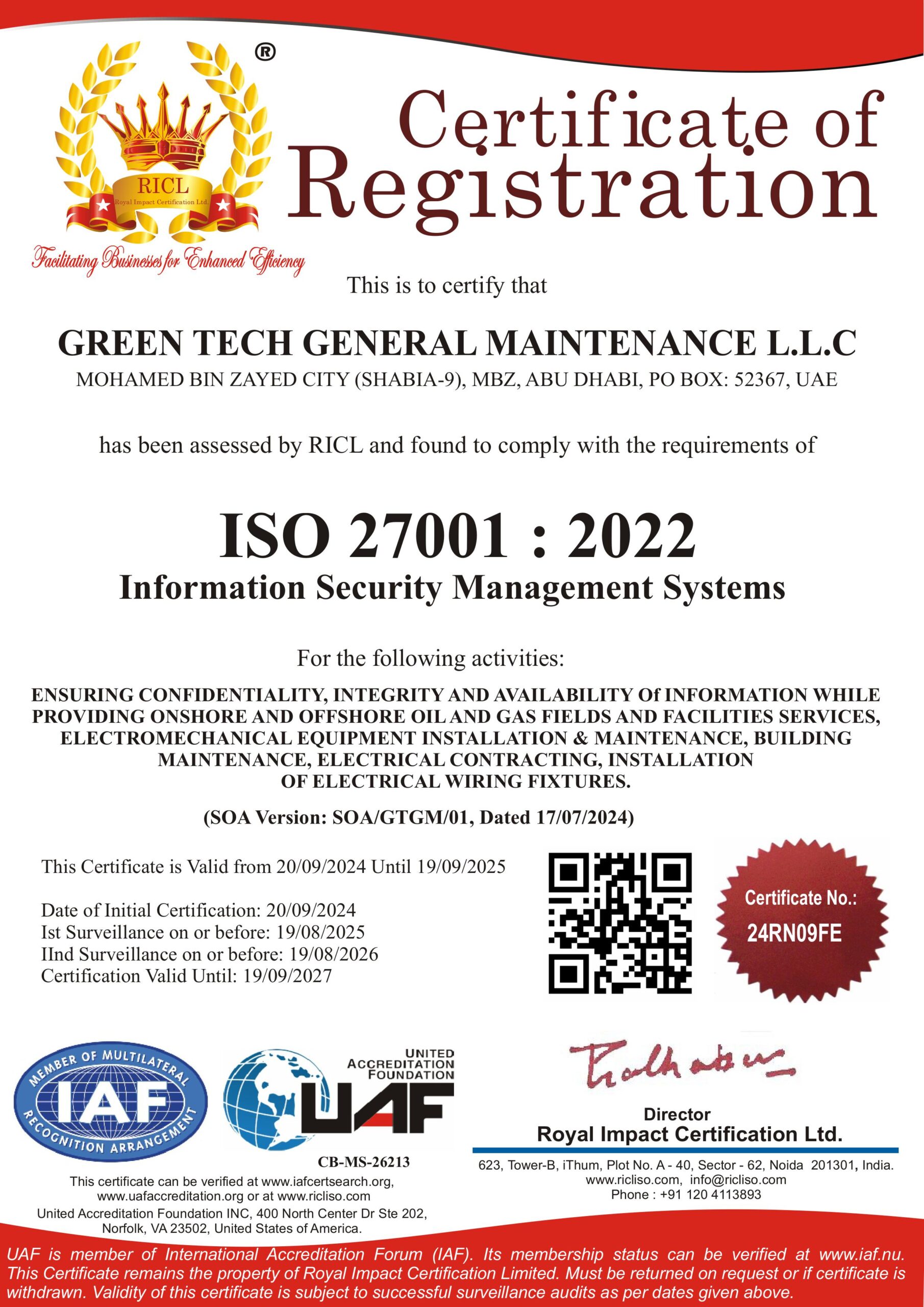 GREEN TECH GENERAL MAINTENANCE - ISMS_250119_221753